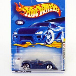 Hot Wheels Riley & Scott MK III #039 First Editions 27/36 Blue Die-Cast Car 2001